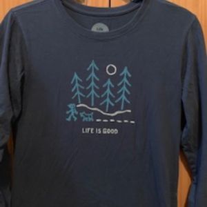 Life is good long sleeve t-shirt